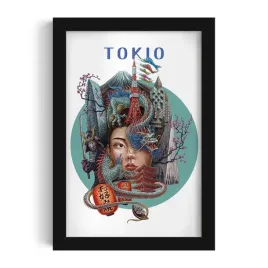 ozdobny-scienny-obraz-w-ramie-do-salonu-tokio-grafika-alicji-kocurek-20x30