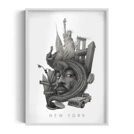 elegancki-obraz-do-salonu-new-york-grafika-autorstwa-alicji-kocurek-70x100