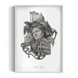 ozdoba-obraz-z-grafika-w-pieknej-ramie-rome-grafika-alicji-kocurek-70x100