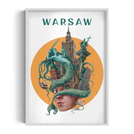 ozdoba-obraz-z-grafika-w-pieknej-ramie-warsaw-autorka-alicja-kocurek-70x100