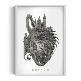 ozdoba-obraz-z-grafika-w-pieknej-ramie-krakow-grafika-alicji-kocurek-70x100