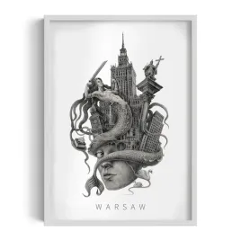 ozdobny-scienny-obraz-w-ramie-do-salonu-warsaw-grafika-alicji-kocurek-50x70