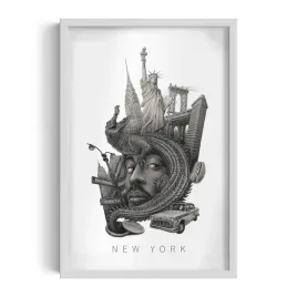 obraz-dekoracja-na-sciane-new-york-grafika-autorstwa-alicji-kocurek-40x60