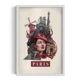ozdobny-scienny-obraz-w-ramie-do-salonu-paris-grafika-alicji-kocurek-40x60