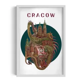 ozdobny-scienny-obraz-w-ramie-cracow-grafika-autorstwa-alicji-kocurek-40x60