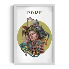 ozdobny-scienny-obraz-w-ramie-do-salonu-rome-autorka-alicja-kocurek-40x60