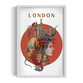 ozdobny-scienny-obraz-w-ramie-z-grafika-london-grafika-alicji-kocurek-40x60