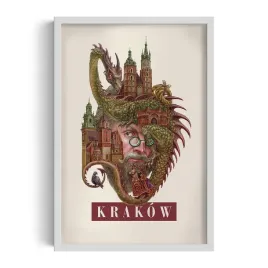ozdobny-scienny-obraz-w-ramie-krakow-grafika-autorstwa-alicji-kocurek-40x60