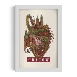 ozdobny-scienny-obraz-w-ramie-do-salonu-cracow-grafika-alicji-kocurek-20x30
