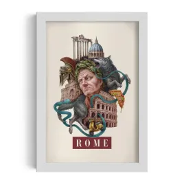 obraz-scienny-dekoracja-wnetrza-rome-grafika-autorstwa-alicji-kocurek-20x30