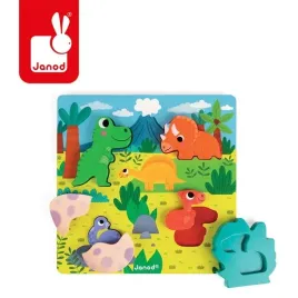 zabawa-w-chowanego-dinozaury-drewniana-ukladanka-3d-janod