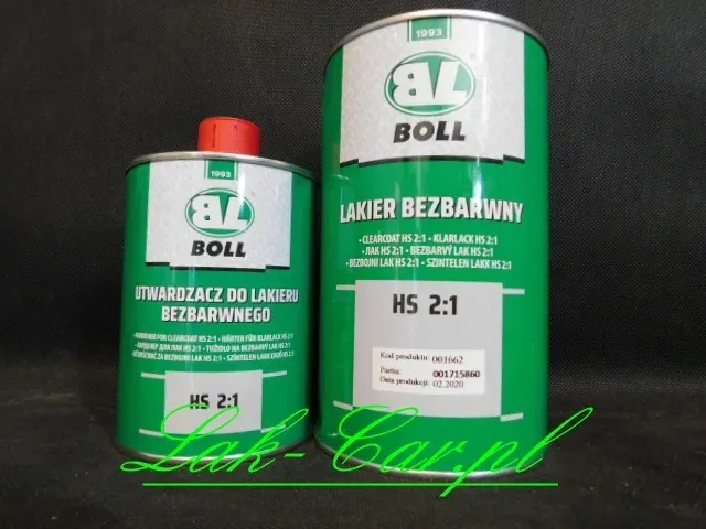 BOLL Lakier bezbarwny HS 2:1 1 l