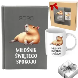 zestaw-prezent-szary-kalendarz-ksiazkowy-a5-2026-kubek-swiateczny