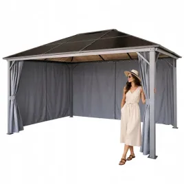 pawilon-ogrodowy-z-zaslonami-3x4m-altana-szara-poliweglanowy-dach-12m2