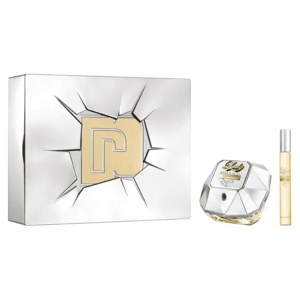 paco rabanne lady million lucky woda perfumowana 80 ml   zestaw  