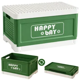 Zdjęcie produktu ORGANIZER NA KLOCKI POJEMNIK NA ZABAWKI SKŁADANY BOX NA KÓŁKACH LEGO DUPLO