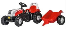 traktor-steyr-6165-cvt-czerwony-naped-na-pedaly-z-przyczepa-rollykid