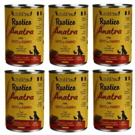 unipro-rustico-karma-psa-400g-kaczka-z-jeczmieniem-orkiszem-zestaw-6-400g