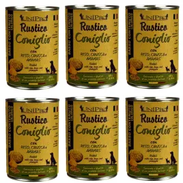 unipro-rustico-karma-dla-psa-otylego-400g-krolik-z-ryzem-otrebami-ananasem