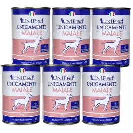 unipro-unicamente-karma-dla-psa-monobialkowa-400g-wieprzowina-zestaw-6x400g