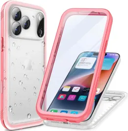 cozycase-etui-wodoodporne-360-magsafe-iphone-17-pro-ip68-pol-matowe-rozowe