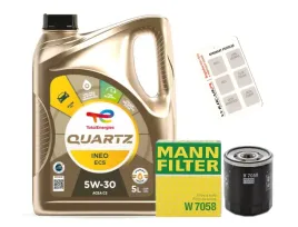 filtr-oleju-mann-w7058-olej-5w30-total-ecs-psa-2-0-hdi-bluehdi-hybrid4