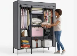 szafa-tekstylna-x-lgarderoba-skladana-regal-wieszak-130-cm