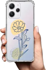 etui-antishock-na-xiaomi-redmi-12-case-wzory-kwiaty-flowers