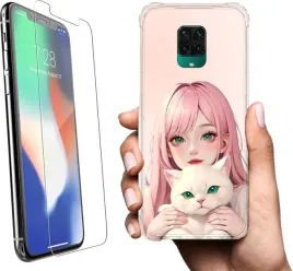 etui-antishock-na-xiaomi-redmi-note-9-pro-max-case-wzory-anime-girl-szklo