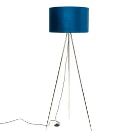 lampa-podlogowa-trojnog-z-niebieskim-abazurem-na-e27-inga-zuma-line