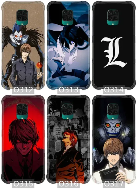 etui-antishock-na-xiaomi-redmi-note-9-pro-max-case-wzory-death-note-material-tworzywo-sztuczne
