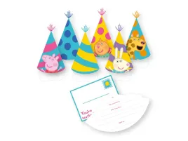 zaproszenia-urodzinowe-swinka-peppa-6-szt