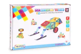klocki-magnetyczne-konstrukcyjne-domek-autko-48-elementow