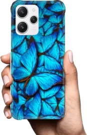 etui-antishock-na-xiaomi-redmi-12-case-wzory-kwiaty-rosliny