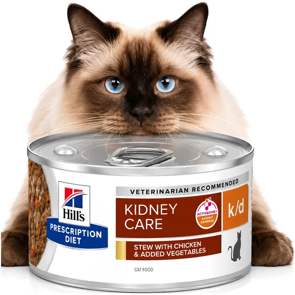 HILL'S PD Feline k/d Kidney Care Chicken Stew Gulasz puszka Karma 82g