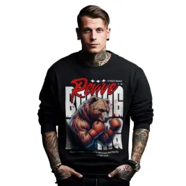 bluza-czarna-meska-nadruk-bear-boxer-revive