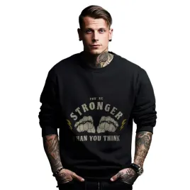 bluza-czarna-meska-nadruk-you-re-stronger-than-you-think