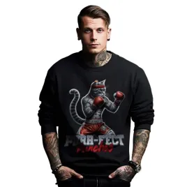 bluza-czarna-meska-nadruk-purr-fect-punches
