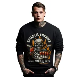 bluza-czarna-meska-nadruk-skeletal-smasher