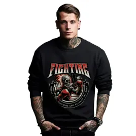 bluza-czarna-meska-nadruk-fighting
