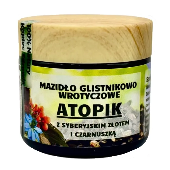 Maść ATOPIK syberyjskie złoto czarnuszka SKÓRA WRAŻLIWA AZS EGZEMA 60ml