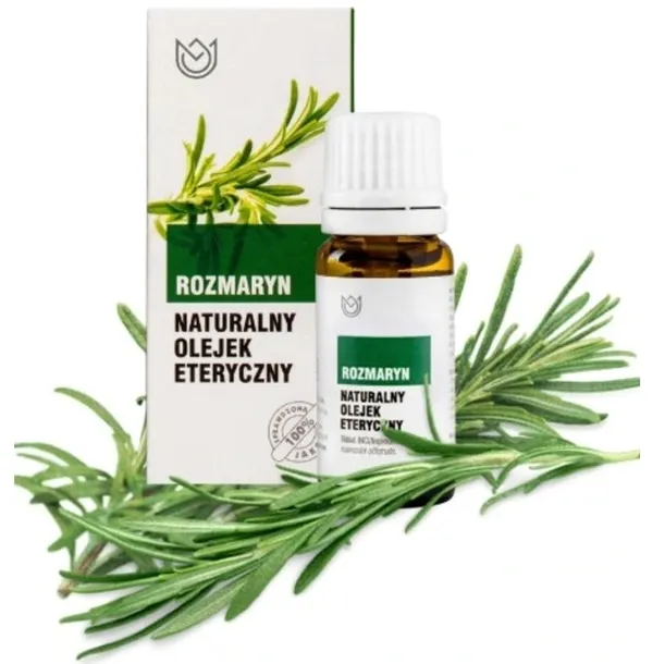 OLEJEK ROZMARYNOWY czysty skład ETERYCZNY OLEJ ROZMARYN aromaterapia 10 ml