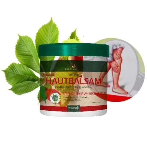 BALSAM MAŚĆ z WINOGRON I KASZTANOWCA ŻYLAKI PAJĄCZKI ZMĘCZONE NOGI 250 ml