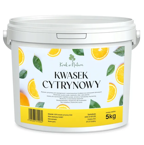 KWASEK CYTRYNOWY czysty skład KWAS CYTRYNOWY 5 kg