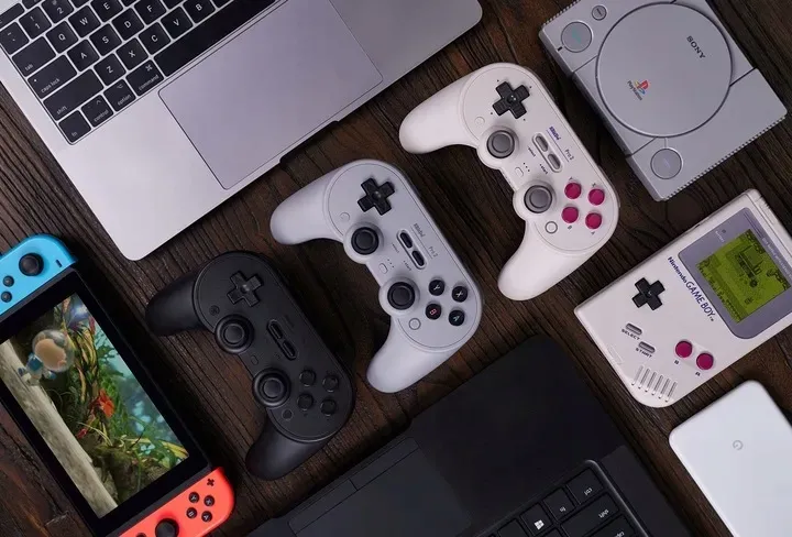 8bitdo-pro-2-gray-v2-hall-effect-pad-bluetooth-android-apple-pc-switch-stan-nowy