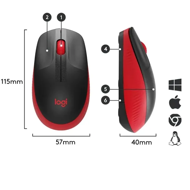 mysz-bezprzewodowa-logitech-m190-red-profil-myszy-uniwersalna