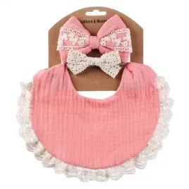 zestaw-dwustronny-sliniaczek-i-opaski-z-kokarda-vintage-muslin-z-koronka