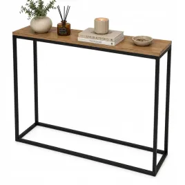 konsolka-toaletka-100x25x90-industrialna-loft-blat-dab-craft-zloty