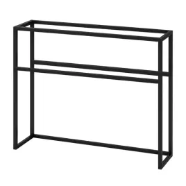 stelaz-konsolki-toaletki-loft-100x25x78-z-polka-czarny-profil-15x15