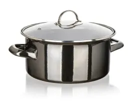 garnek-emaliowany-z-pokrywka-metallic-czarny-37-l